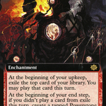 Visions of Phyrexia (BRO-342) - The Brothers' War: (Extended Art)