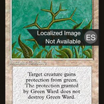 Green Ward (4BB-) - Fourth Edition Foreign Black Border