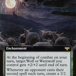 Howling Moon (VOW-391) - Innistrad: Crimson Vow: (Extended Art)