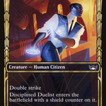 Disciplined Duelist (SNC-304) - Streets of New Capenna: (Showcase)