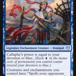 Callaphe, Beloved of the Sea (THB-045) - Theros Beyond Death: (enchantment)