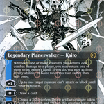 Kaito, Dancing Shadow (ONE-463) - Phyrexia: All Will Be One: (Showcase) (Borderless) Foil