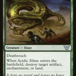 Acidic Slime (NEC-112) - Neon Dynasty Commander