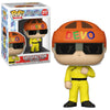 Pop! Rocks Devo Satisfaction yellow suit vinyl figure, collectible toy from THE MIGHTY HOBBY SHOP featuring vibrant yellow costume.