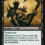 Grave Titan (MEDIA-002) - Duels of the Planeswalkers 2012 Promos Foil