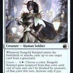 Sungold Sentinel (PRE-37S) - Innistrad: Midnight Hunt Promos Foil