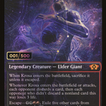 Kroxa, Titan of Death's Hunger (MUL-179) - Multiverse Legends: (Showcase) Foil