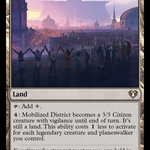 Mobilized District (CMM-1011) - Commander Masters