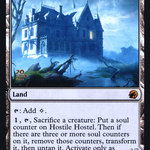 Hostile Hostel // Creeping Inn [Innistrad: Midnight Hunt Prerelease Promos]