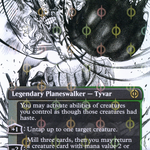 Tyvar, Jubilant Brawler (ONE-476) - Phyrexia: All Will Be One: (Showcase) (Borderless) Foil