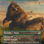 Gemrazer (IKO-376) - Ikoria: Lair of Behemoths / Anguirus, Armored Killer (Borderless)