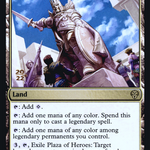 Plaza of Heroes (PRE-252S) - Dominaria United Promos Foil