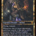 Ob Nixilis, Captive Kingpin (MAT-220) - March of the Machine: The Aftermath: (Showcase) Foil