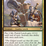 Putrid Leech (DDM-051) - Duel Decks: Jace vs. Vraska