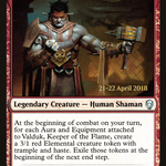 Valduk, Keeper of the Flame (PRE-148S) - Dominaria Promos Foil