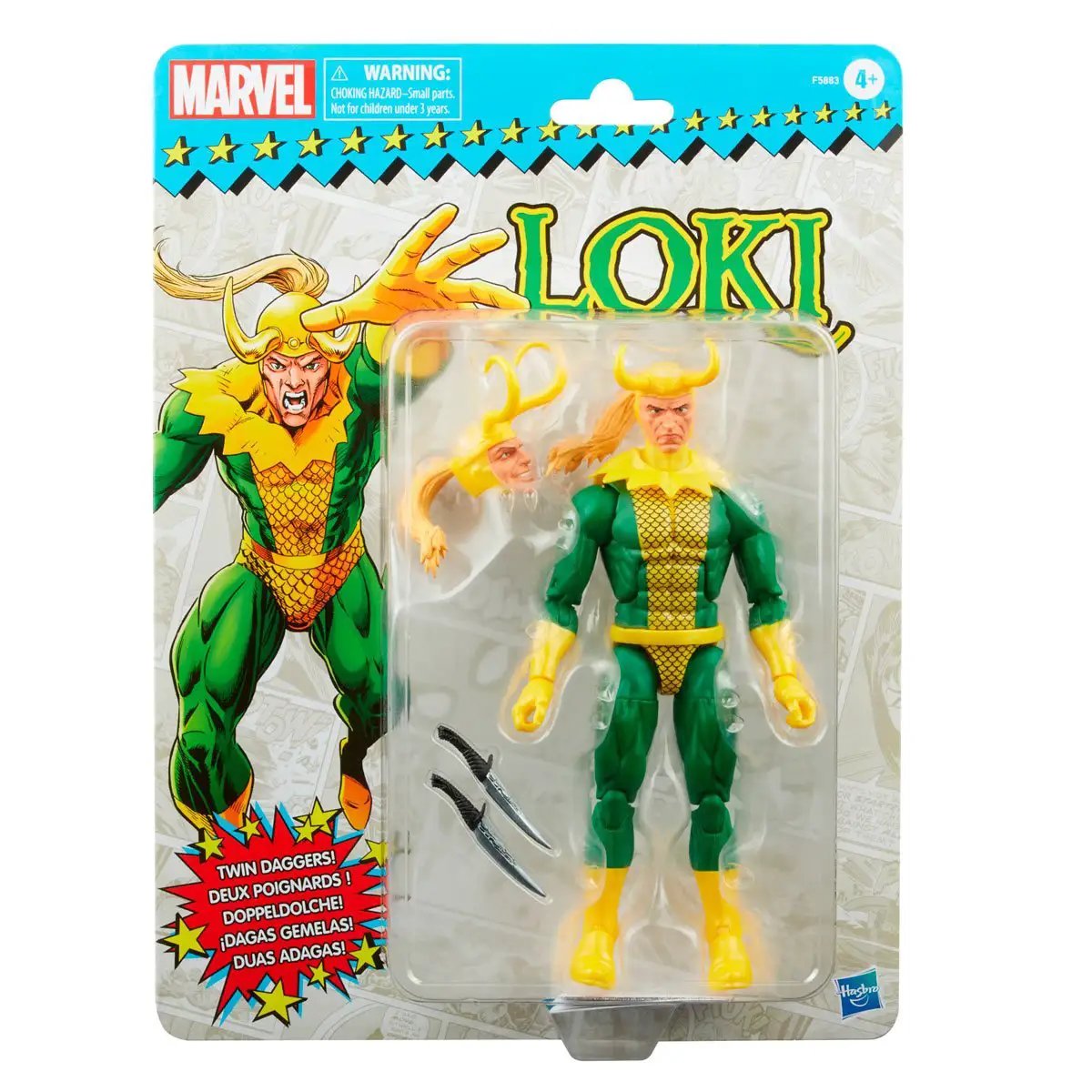 Marvel Legends Retro Loki 6-Inch Action Figure by THE MIGHTY HOBBY SHOP