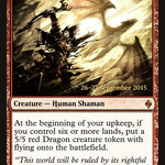 Dragonmaster Outcast (PRE-144S) - Battle for Zendikar Promos Foil