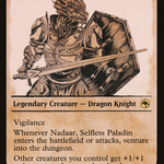 Nadaar, Selfless Paladin (AFR-303) - Adventures in the Forgotten Realms: (Showcase)