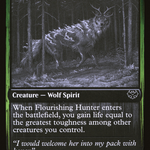 Flourishing Hunter (DBL-466) - Innistrad: Double Feature