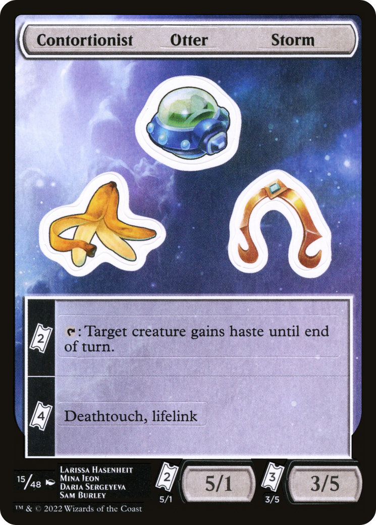 Contortionist Otter Storm (UNF-015) - Unfinity Sticker Sheets