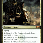 Seraph of the Scales (PRE-205S) - Ravnica Allegiance Promos Foil