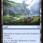 Memorial to Genius (CMR-485) - Commander Legends