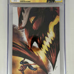 [Signed by Tyler Kirkham] Venom #3 CGC 9.8 Yellow Label Exclusive Virgin Var