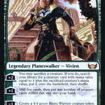 Vivien on the Hunt (PRE-162S) - Streets of New Capenna Promos Foil