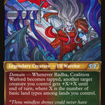 Radha, Coalition Warlord (MUL-055) - Multiverse Legends: (Showcase)