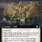 Wall of Mourning (MIC-048) - Midnight Hunt Commander: (Extended Art)