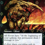 Plague Sliver (SLD-633Φ) - Secret Lair Drop: (Extended Art) Foil