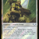 Space Marine Scout (40K-15★) - Warhammer 40,000 Commander Foil