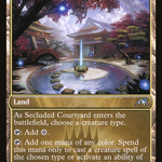 Secluded Courtyard (PPNEO-512) - Kamigawa: Neon Dynasty