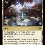 Secluded Courtyard (CMM-1030) - Commander Masters