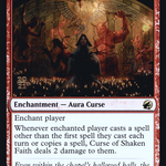 Curse of Shaken Faith (PRE-134S) - Innistrad: Midnight Hunt Promos Foil
