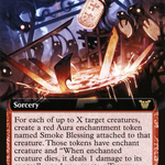 Smoke Spirits' Aid (NEC-062) - Neon Dynasty Commander: (Extended Art)