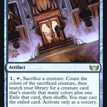 Evolving Door (PRE-144) - Streets of New Capenna Promos Foil