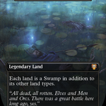 Urborg, Tomb of Yawgmoth (LTC-405) - Tales of Middle-earth Commander / The Dead Marshes (Borderless) Foil