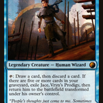 Jace, Vryn's Prodigy // Jace, Telepath Unbound (V17-012) - From the Vault: Transform: (originpwdfc) Foil