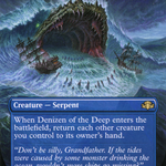 Denizen of the Deep (Borderless) (DMR-417) - Dominaria Remastered (Borderless)