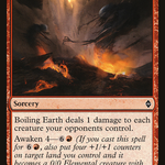 Boiling Earth (BFZ-142) - Battle for Zendikar