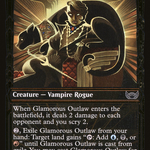 Glamorous Outlaw (SNC-374) - Streets of New Capenna: (Showcase) Foil