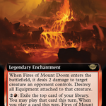 Fires of Mount Doom (LTR-392) - The Lord of the Rings: Tales of Middle-earth: (Extended Art)