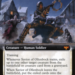 Savior of Ollenbock (VOW-352) - Innistrad: Crimson Vow: (Extended Art)