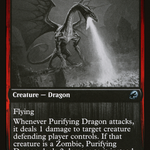 Purifying Dragon (DBL-155) - Innistrad: Double Feature