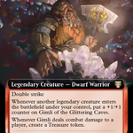 Gimli of the Glittering Caves (LTC-115) - Tales of Middle-earth Commander: (Extended Art)