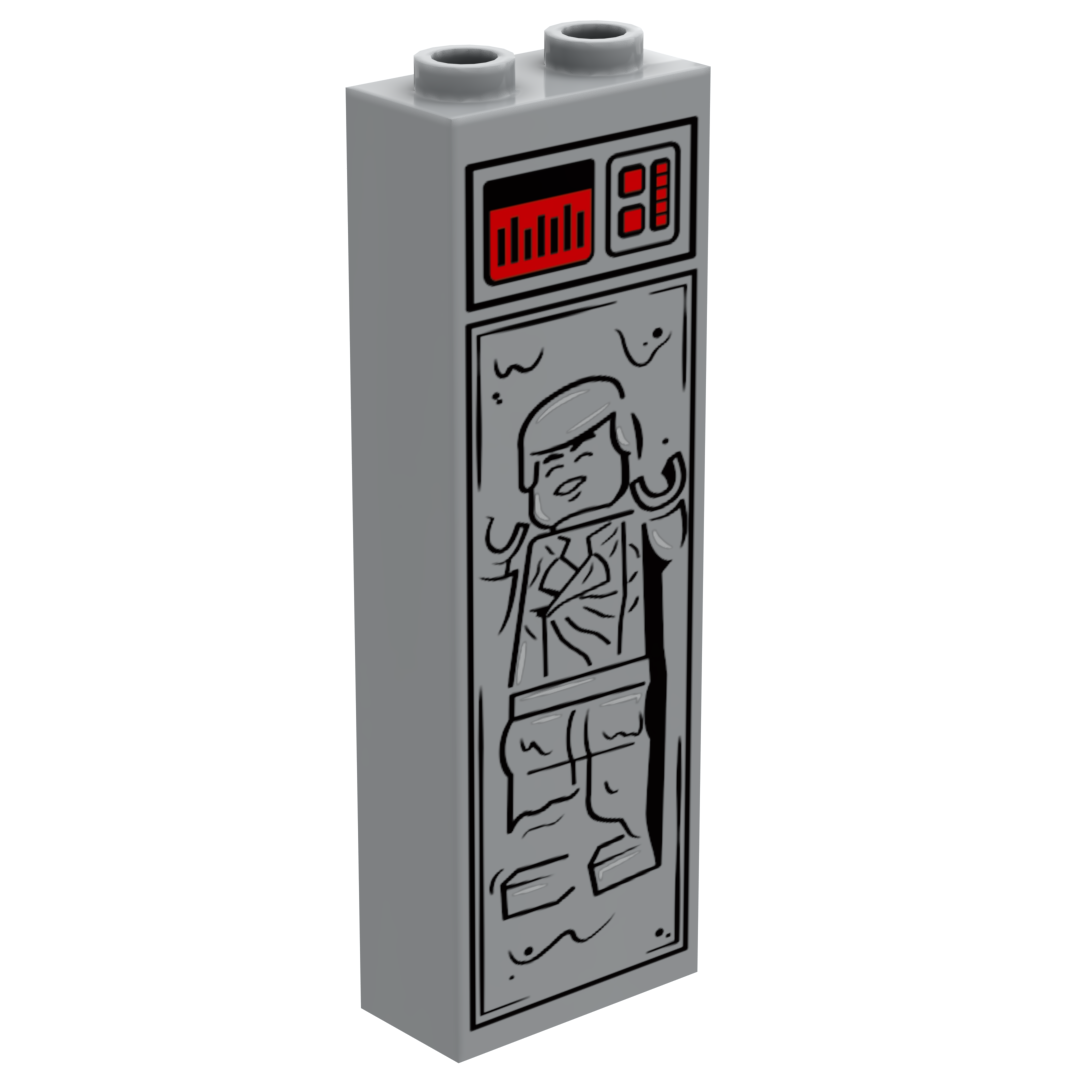 Smuggler in Carbonite (1x2x5 Brick) by B3 Customs