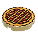 B3 Customs® Apple Pie (2x2 Round Tile) by B3 Customs