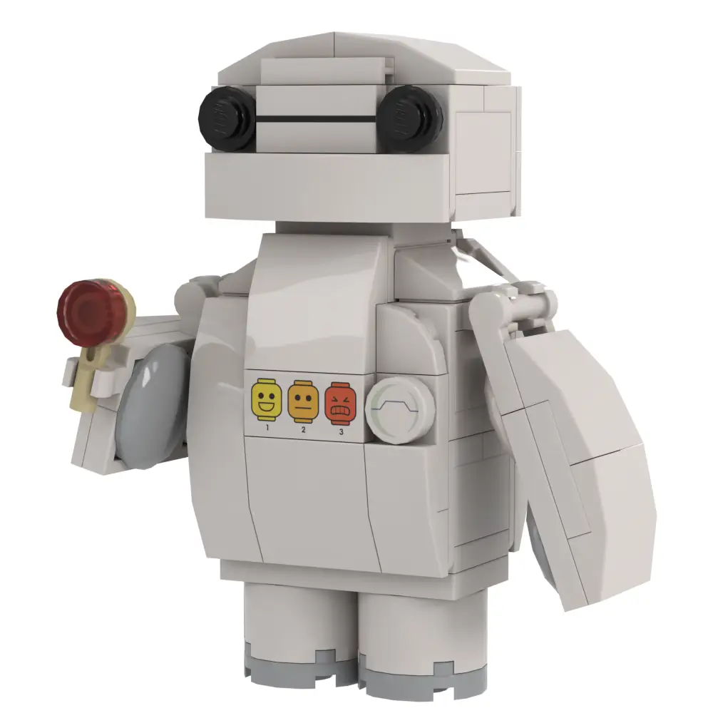 Inflated Robot Building Set made using LEGO parts - B3 Customs by B3 Customs