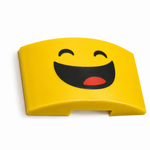 Benny Happy Face Upgrade Tile for LEGO Up-Scaled Blue Astronaut 40921 Set